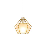 Nordic Postmodern Personality Art Glass Pendant Light for Bedside Bar