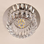 Chandelier Geometric Flush Mount Kitchen Light Fixtures Metal Crystal Ceiling Lights