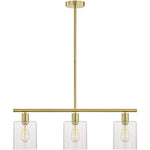 Linear 3 Lantern Vintage Pendant Lighting Metal Glass LED Kitchen Lighting