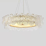 Shell Chandeliers Glass Acrylic LED Kitchen Dining Room Lighting Ceiling Light