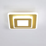 Multi Square LED Flush Mount Ceiling Fixture Light for Hallway Entryway