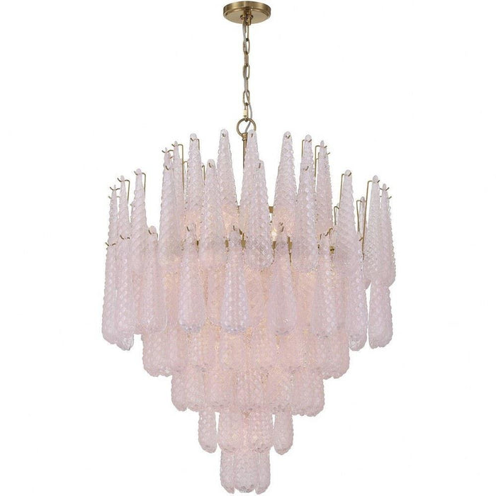 Crystorama Lighting - OLL-6008-AG-BH - Ollie - 21 Light Chandelier-40.75 Inch Tall and 33.25 Inch Wide