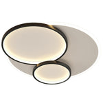 3 Circles Metal Modern Style Design Flush Mount Lighting LED Bedroom Ceiling Lights