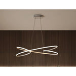 Vintage LED Ribbon Twist Chandelier