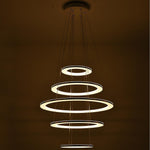 Adjustable Contemporary Chandelier Light Mid-century Chandeliers with 5 Tiered LED Lights