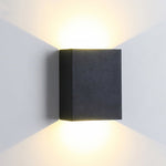 Waterproof Square LED up and down Lighting Modern Outdoor Wall Lights