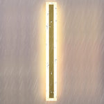 Outdoor Waterproof Rust-proof Minimalist Strip LED Wall Sconces Garden Light