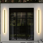 Outdoor Waterproof Rust-proof Minimalist Strip LED Wall Sconces Garden Light