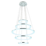 Adjustable Contemporary Chandelier Light Mid-century Chandeliers with 5 Tiered LED Lights