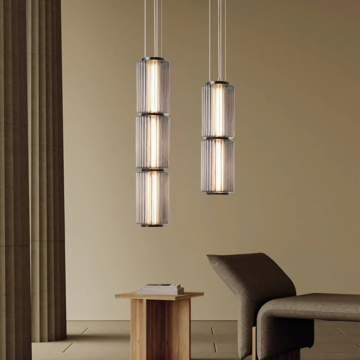 Steve Kano Glass Pendant Light Fixture