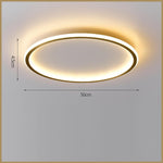 Circle Design Minimalist Nordic Integrated LED Flush Mount Ceiling Light
