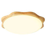 Circles Waves Minimalist Flush Mount Light LED Living Room Ceiling Lights