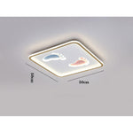 Feet Image Novelty Nordic Metal LED Flush Mount Ceiling Light for Bedroom