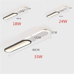 2 Rectangle Flush Mount Ceiling Light Minimalist LED Light