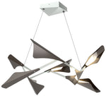 Plume 37.6"W 8-Light Oil Rubbed Bronze andStandard LED Pendant