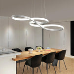 Ribbon LED Pendant Light Nordic Geometrical Linear Kitchen Lighting Dining Lighting Ceiling Lights