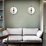 Postmodern Marble Wall Sconce Creative LED Bedside and Living Room Wall Lighting