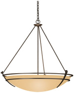 Presidio Tryne 35.1" Wide Large Scale Bronze Pendant With Sand Glass S