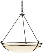 Presidio Tryne 35.1"W Large Scale Oil Rubbed Bronze Pendant w/ Opal Sh