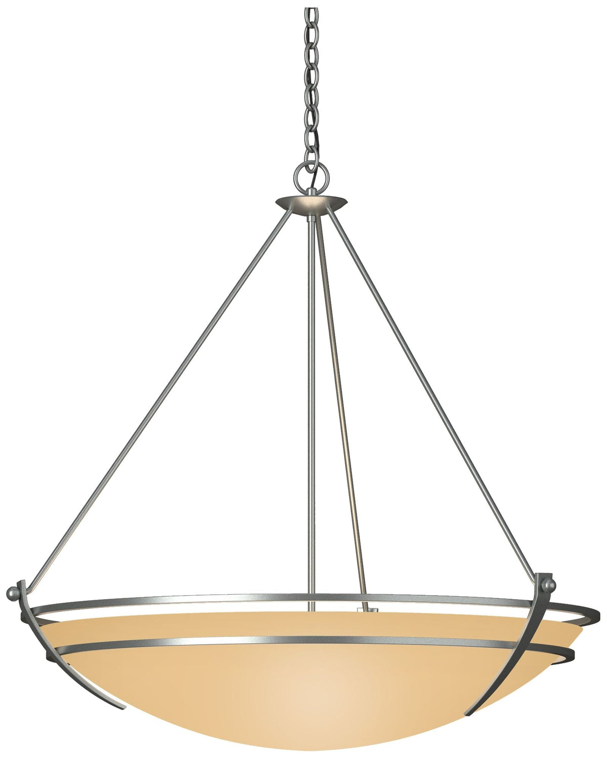 Presidio Tryne 35.1"W Large ScalePendant w/ Sand Glass Shade