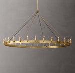 Camino Vintage Candelabra Round Chandelier 63"