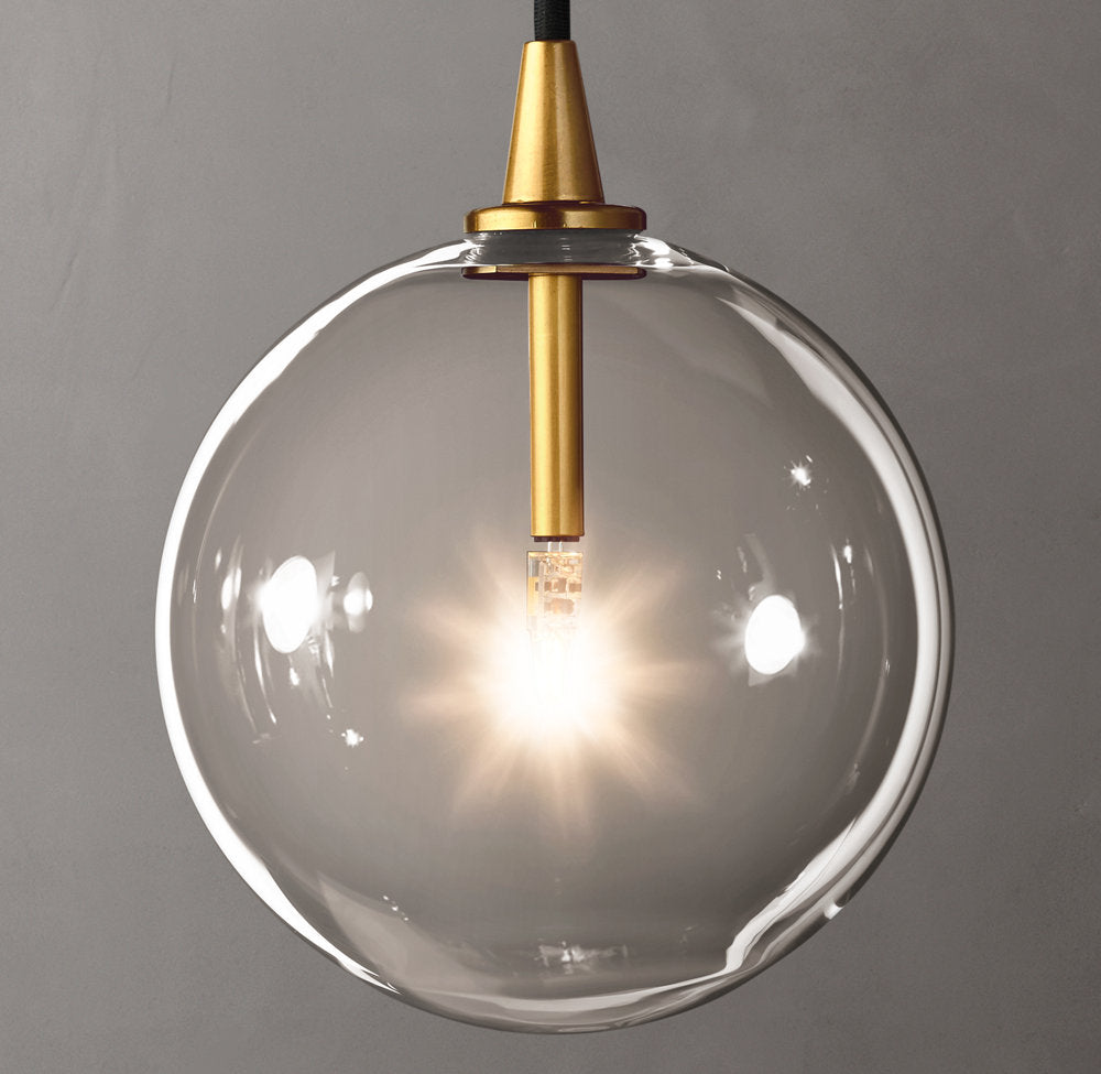 Glass Globe Mobile Pendant