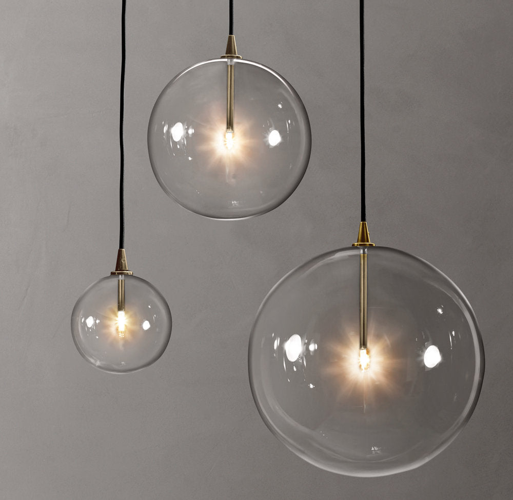 Glass Globe Mobile Pendant