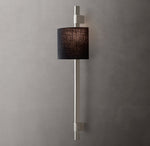 Vela Rectangular Bar Sconce - Round Shade