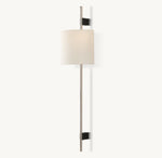 Vela Round Bar Sconce - Round Shade