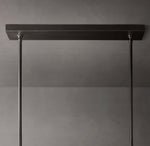 Boule De Cristal Clear Glass Double Linear Chandelier 60"