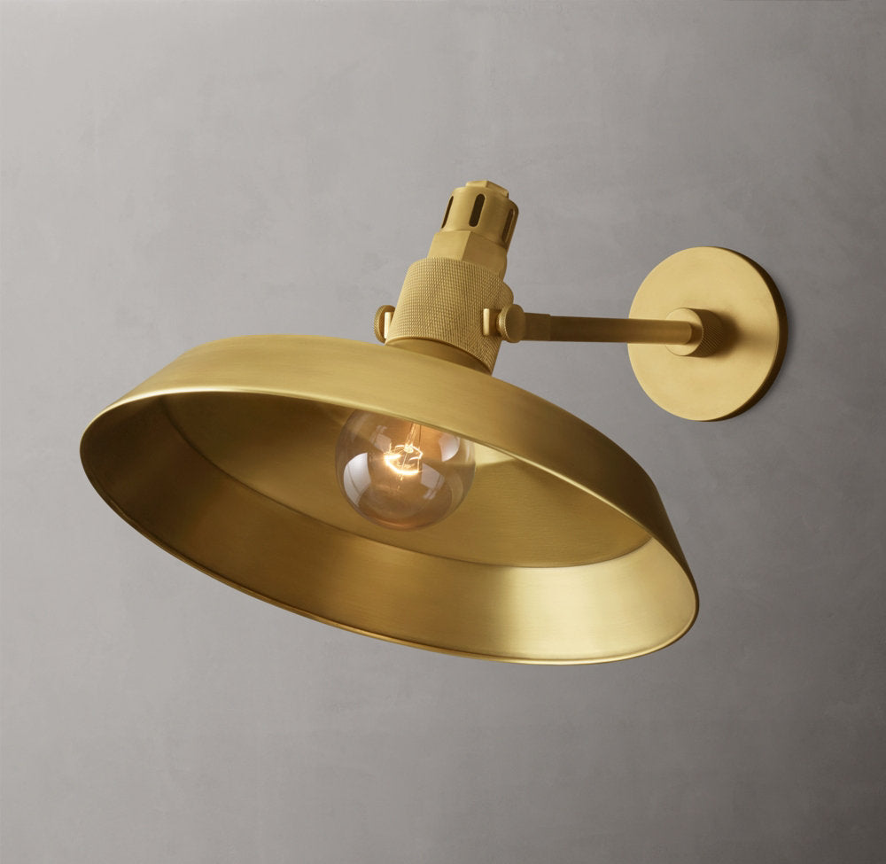 Condorcet Metal Shade Sconce