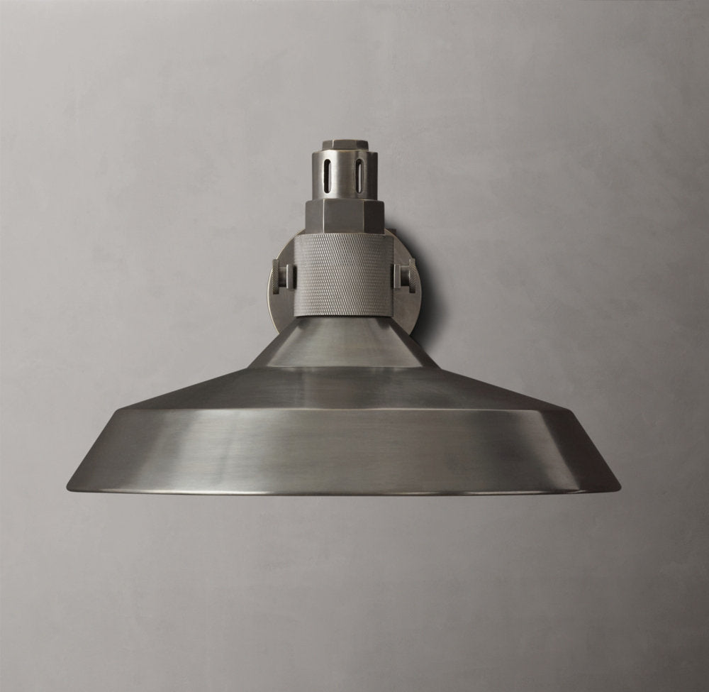 Condorcet Metal Shade Sconce