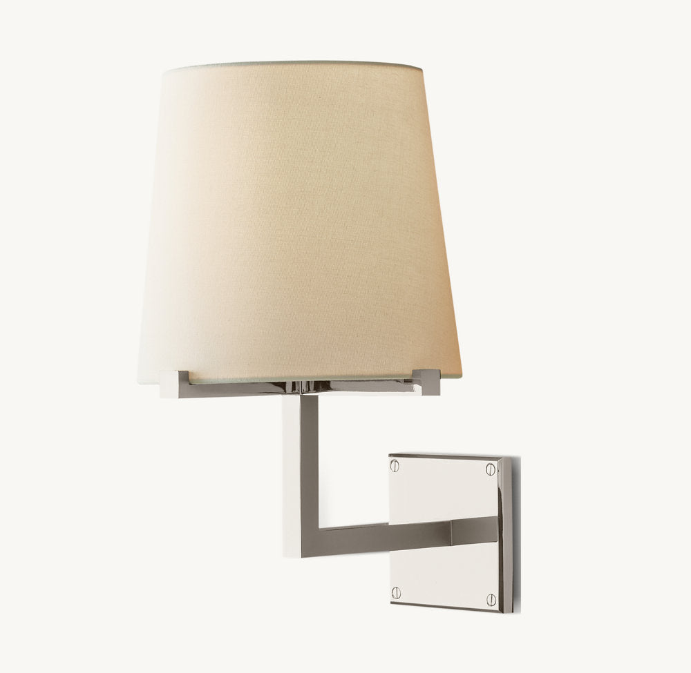 Pauillac Fabric Shade Grand Sconce