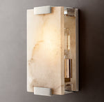 Hand-Carved Alabaster Sconce