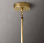 Chiara Smoke Glass Tiered Round Chandelier 37"