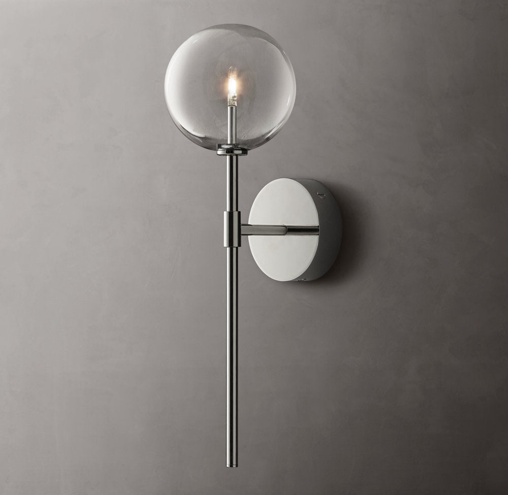 Glass Globe Sconce