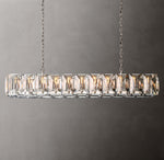 Harlow Crystal Rectangular Chandelier 74"