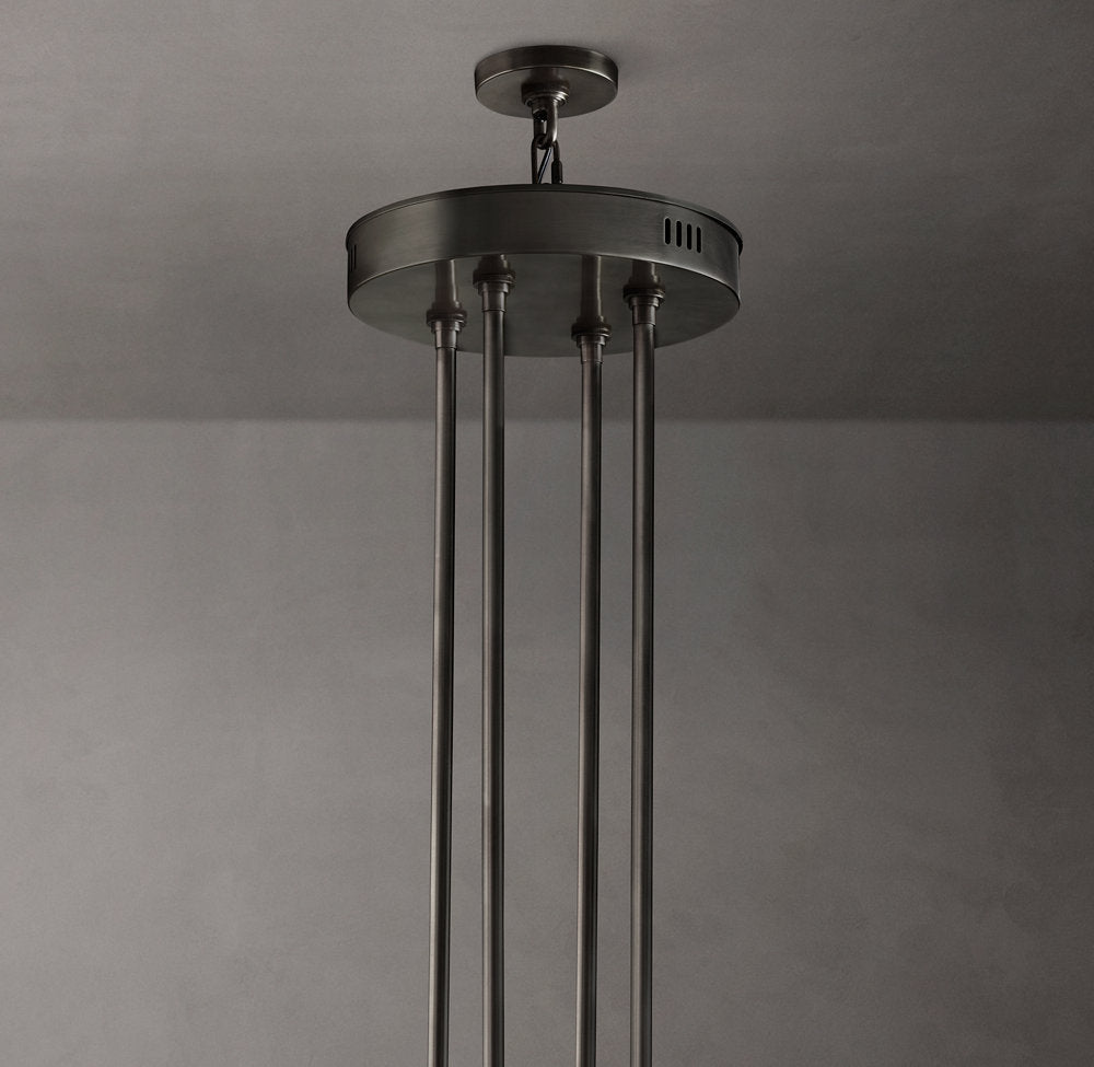 Arcachon LED Round Two-Tier Chandelier 60"