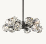 Boule De Cristal Clear Glass Round Chandelier 24"