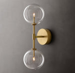 Glass Globe Linear Sconce