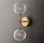 Glass Globe Linear Sconce