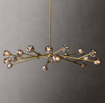 Boule De Cristal Smoke Glass Round Chandelier 72"