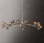 Boule De Cristal Smoke Glass Round Chandelier 72"