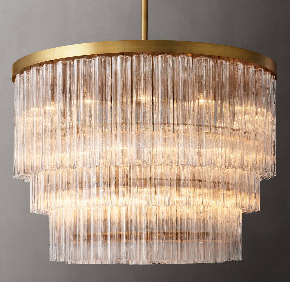 Cielo Three-Tier Round Chandelier 48"