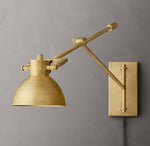 Machinist Swing-Arm Task Sconce