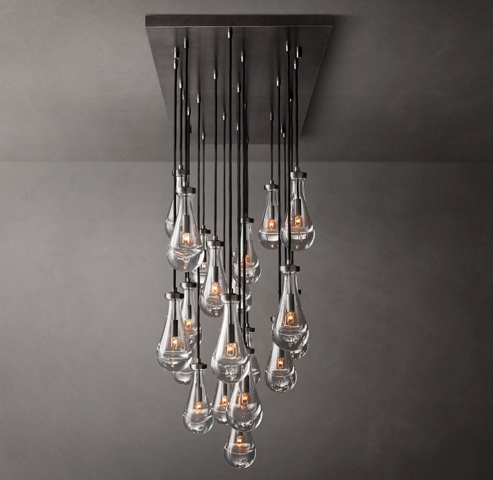 Rain Rectangular Chandelier 72"
