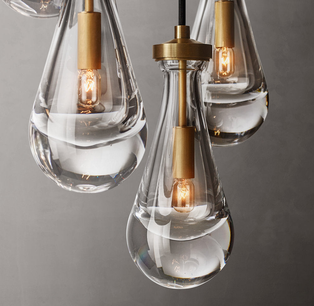 Rain Round Chandelier 18"