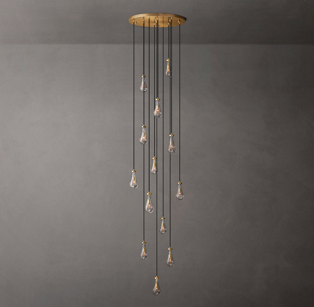 Rain Round Chandelier 36"