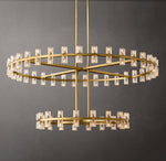 Arcachon LED Round Two-Tier Chandelier 60"