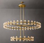 Arcachon LED Round Two-Tier Chandelier 60"